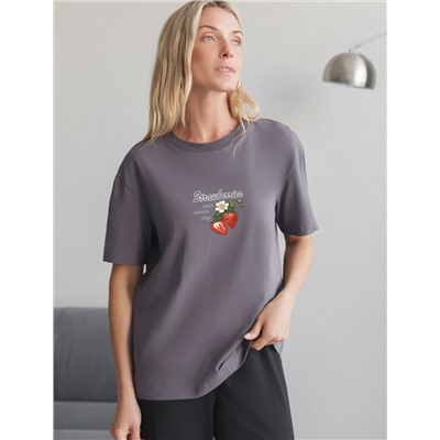 VILATTE Футболка D49.136