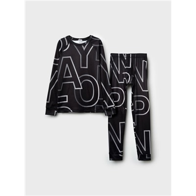 Термокомплект трикот. для мальчиков: фуфайка (футболка) с длин. рук, брюки