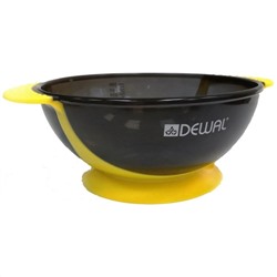 Dewal Чаша для смешивания краски с двумя ручками с прорезиненной вставкой T-18yellow, желтый, 300 мл 3726