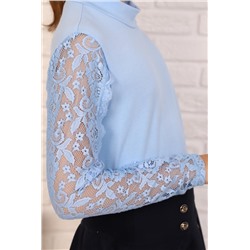 Джемпер Принцесса школы дл. рукав (Голубой)