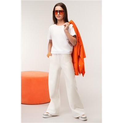 Брюки палаццо из футера для девочки Happyfox