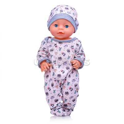 Пупс "Ян" (пьет, писает) с аксессуарами, в коробке