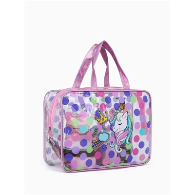 Набор косметичек для бассейна 2 в 1, с принтом, разноцветный