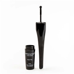 Provoc Жидкая подводка для глаз с роликом / Eyeliner Wheel 01 Matte Black, черный матовый