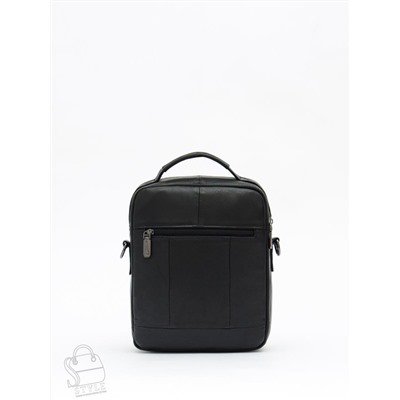 Сумка мужская кожаная 99888Z black Zinimsk в Новосибирске