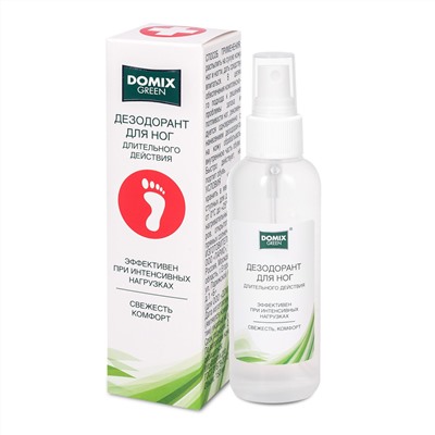 521588 Domix Green Дезодорант для ног длительного действия (спрей), 150 мл
