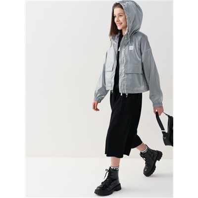 Куртка текстильная с полиуретановым покрытием для девочек (ветровка)