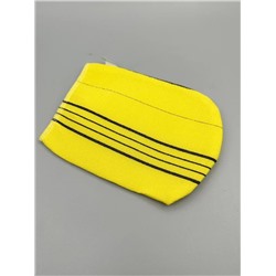 Bath Towel Мочалка-варежка для душа с пилинг-эффектом, уплотненная, жёлтый 28185