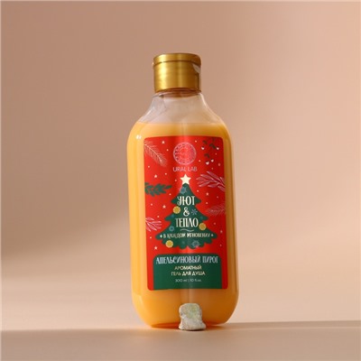 Гель для душа URAL LAB, 300 мл, аромат апельсинового пирога, Новый Год