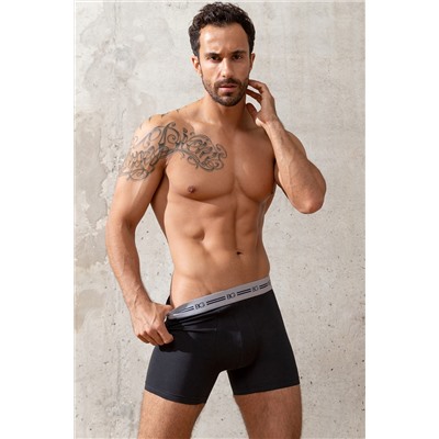Трусы, набор - 3 штуки муж BeGood UMJ1202J Underwear черный/темно-синий принт/темно-синий