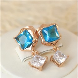 Серьги-гвоздики позолота  H01-15300