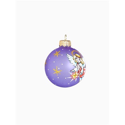 Ёлочный шар «Ангелочек» новогодний, d=6 см, МИКС