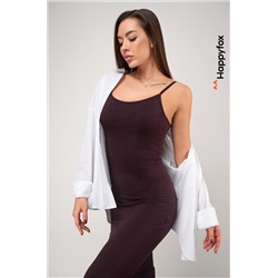 Женское платье-сарафан с разрезами Happyfox