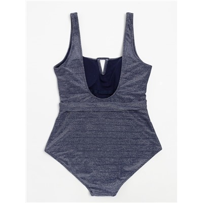 Купальник женский слитный MINAKU, размер 44, синий