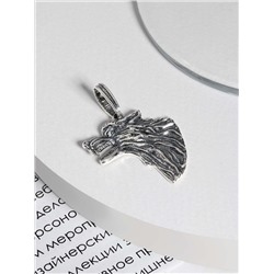 Подвеска из серебра с чернением 925 пробы п025ч