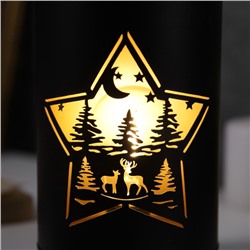 Фигура световая «Звездная ночь», 12.3×23 см, 1 LED. батарейки АААх3 (не в компл.), свечение тёплое белое