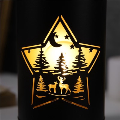 Фигура световая «Звездная ночь», 12.3×23 см, 1 LED. батарейки АААх3 (не в компл.), свечение тёплое белое