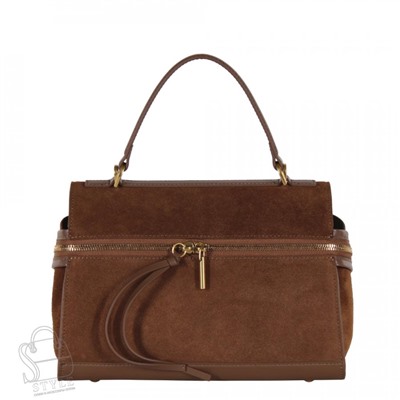 Сумка женская кожаная 68882BDAA brown Baidou