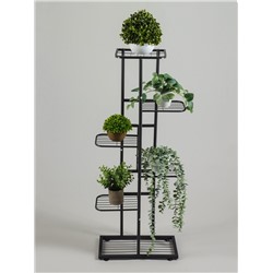 Подставка для цветов Greengo, 6 полок, 44×22×105 см, напольная, металл, тёмно-серая