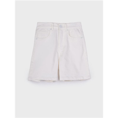 Шорты текстильные джинсовые для девочек