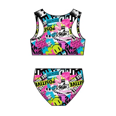 Купальный костюм трикотажный для девочек