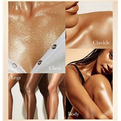 Спрей-хайлайтер мерцающий с шиммером для сияния кожи Sadoer, 85 мл.