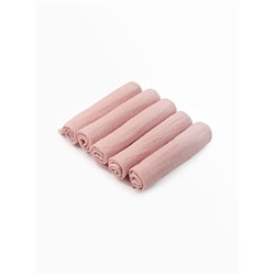 Набор платочков «Крошка Я» Strawberry cream, 20×20 см-5 шт., муслин, хлопок 100%