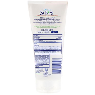 St. Ives, Абрикосовый скраб Acne Control, 170 г (6 унций)