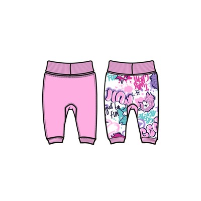 Ползунки детские трикотажные для девочек, 2 шт в комплекте