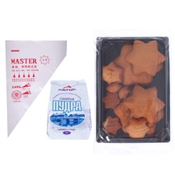 Набор для творчества «Ёлочка пряничная», с имбирно-медовыми пряниками, 700 г