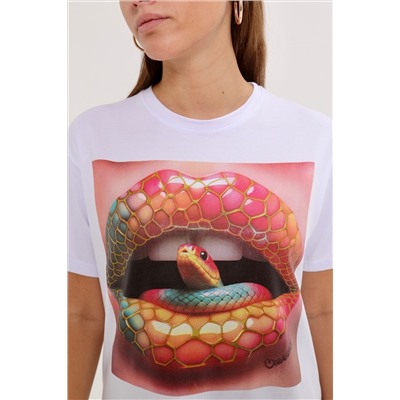 Футболка с принтом (змея) НАТАЛИ, 1131520