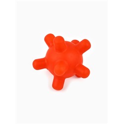 Игрушка пищащая «Мячик шипы» 5 см, красная