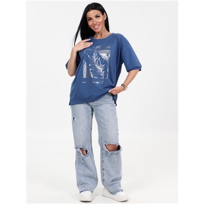 Футболка "Лайма" синяя