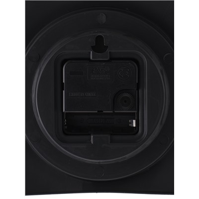 Часы настенные для кухни «Фрукты», для дома и дачи, 15×15 см, d=13 см, чёрные