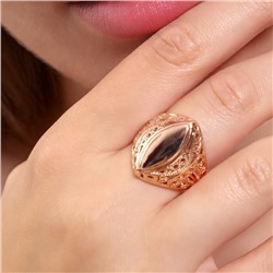 Кольцо 19 р ювелирная бижутерия коллекция "Дубай", покрытие позолота, арт.314.850-19