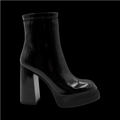 Ботинки из натуральной кожи Р-152-8 черные