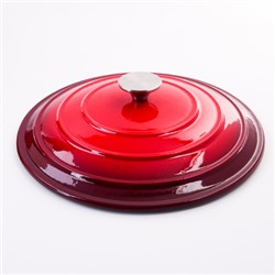 40622 Кастрюля чугун 4,7 л эмаль/покрытие красная MB (х2)