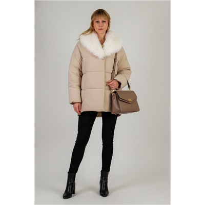 Куртка с меховым воротником арт.6677 зима, евро-зима