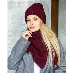 LS 57 PL 57 Комплект женский флис (колпак+косынка) (56-58)