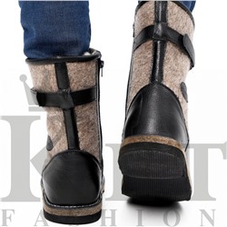 Сапоги мужские войлочные Буран, войлочная подошва