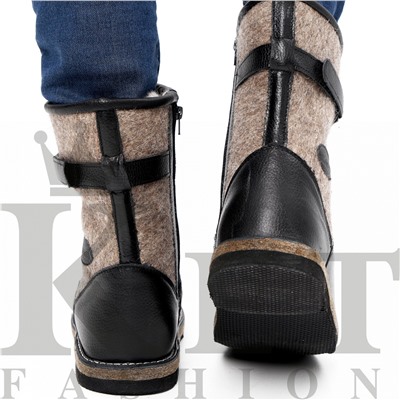 Сапоги мужские войлочные Буран, войлочная подошва