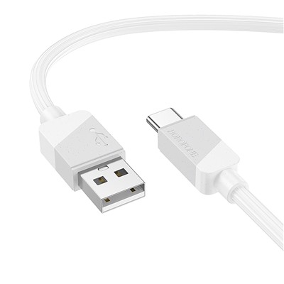 Кабель USB - Type-C Borofone BX107 18W 100см 3A  (white)