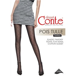 Колготки женские CONTE POIS TULLE Колготки в горошек с эффектом мелкой сетки