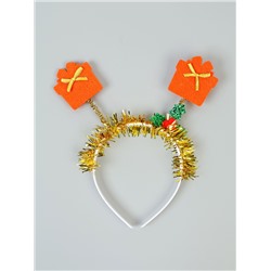 Карнавальный ободок новогодний «Подарок»