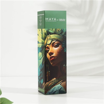 Диффузор ароматический MAYA MOTHER NATURE KISS с палочками, аромат лемонграсса, агавы, мимозы для дома, 50 мл