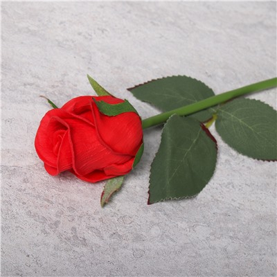 Цветок искусственный Роза 45 см розовая / J104-1 /уп 48/480/ латекс