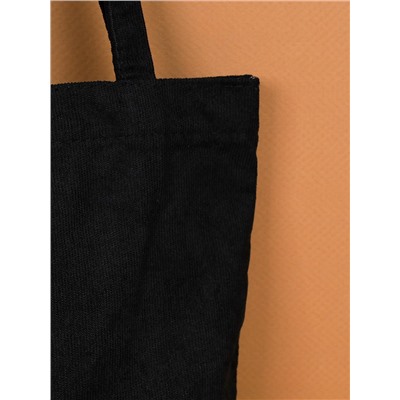 Сумка дамская шоппер 35х10х30 черный / MIR - 08 /уп 30/