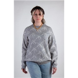 Джемпер Штрихи арт.1897 (Светло-серый)