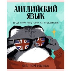Тетрадь 48л "Манул Манулыч" по английскому языку ТТК489326 Эксмо