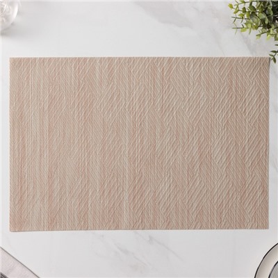 Салфетки сервировочные на стол Доляна «Энн», 4 шт., 30×45 см, бежевые